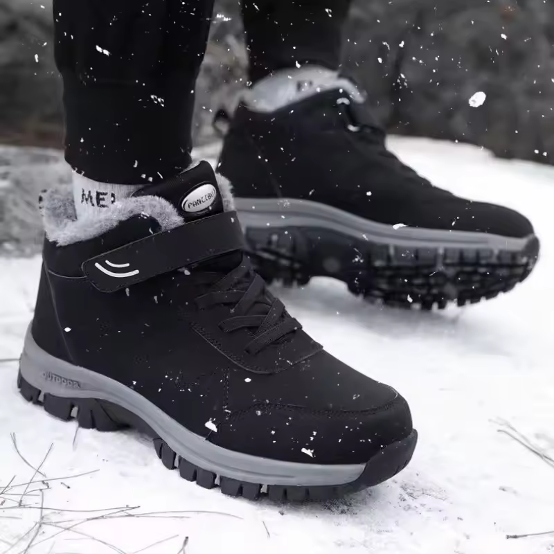 Ergonomischer Winter-Komfortstiefel mit Klettverschluss – OrthoRelief