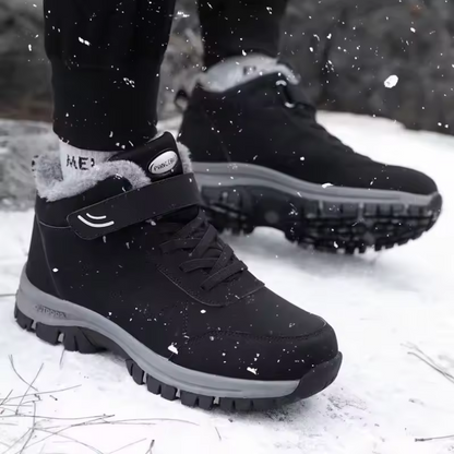 Ergonomischer Winter-Komfortstiefel mit Klettverschluss – OrthoRelief