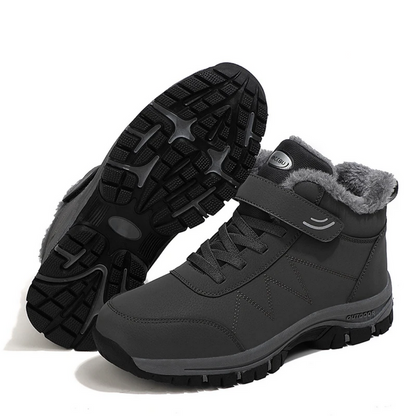 Ergonomischer Winter-Komfortstiefel mit Klettverschluss – OrthoRelief
